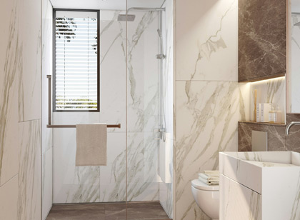 Tile selection ideas for kitchens and bathrooms