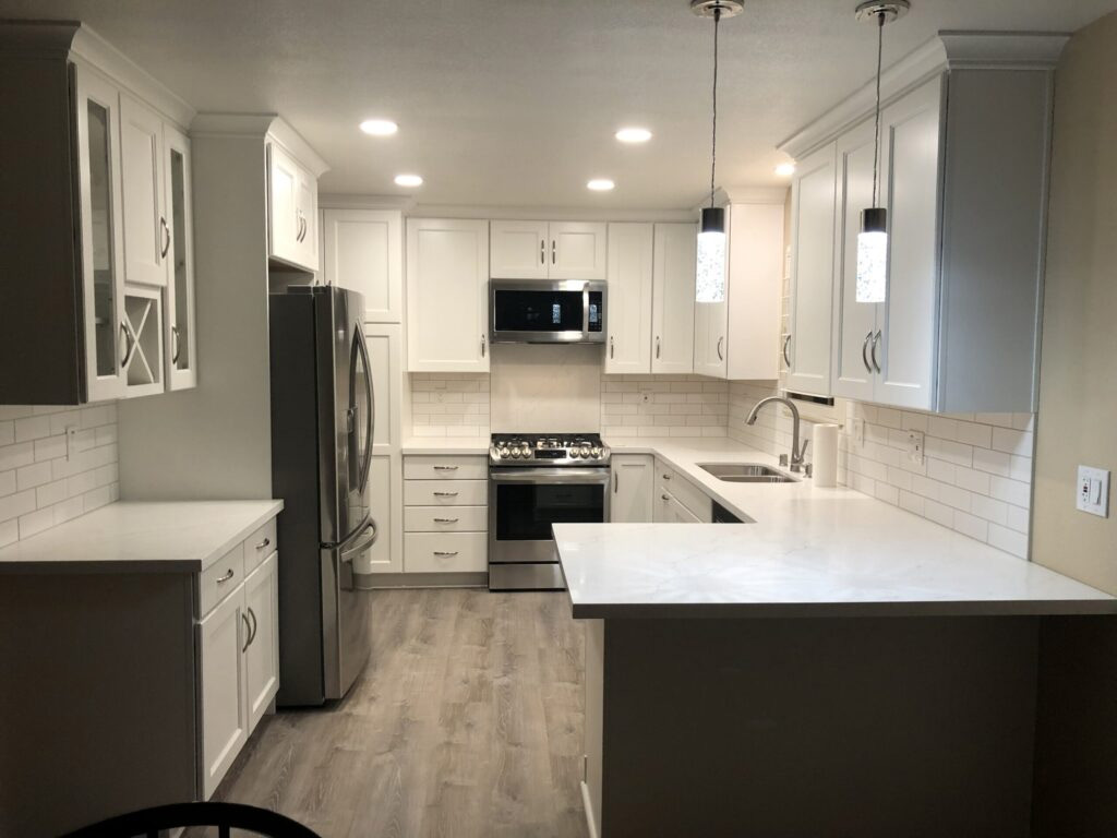 Kitchen remodel example