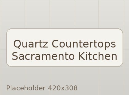 Sacramento kitchen with quartz countertops and coordinated backsplash tile